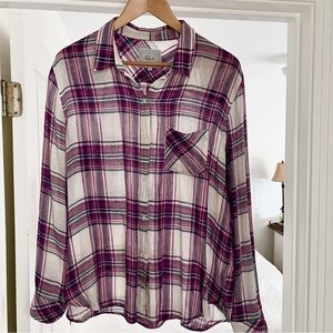 Rails plaid long sleeved, button down shirt